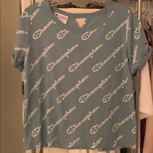 Champion cuffed slightly cropped top